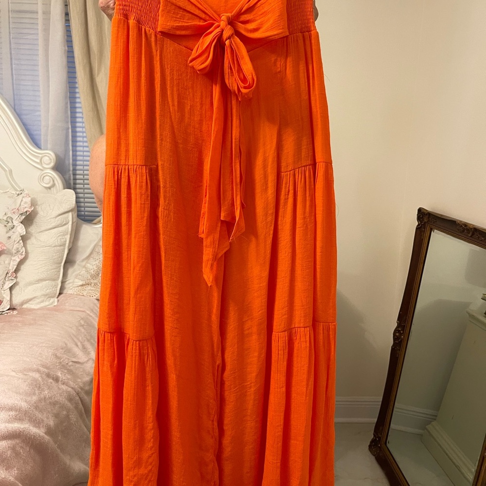 Vibrant Orange Women's pants